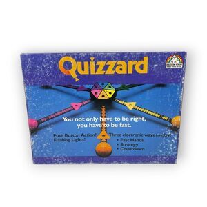 Vintage Quizzard Electronic Trivia Board Game 1988 Quiz Random House Works Used